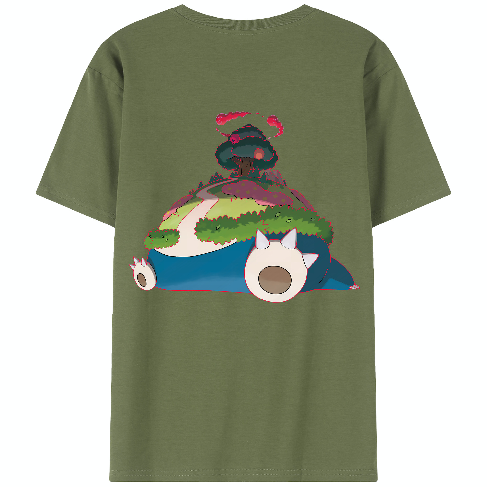 （画像用） ポケットモンスター Pokémon 綿100％半袖Tシャツ（背面プリント）